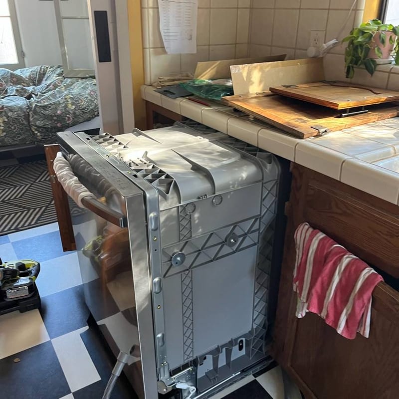 Appliance Installation work by Eugene Kryukov in Orange County, CA & Los Angeles